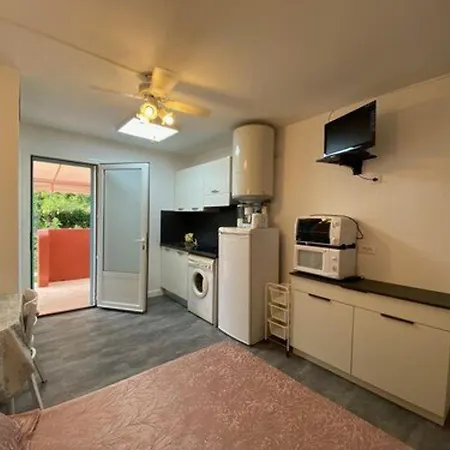 아파트 Studio Climatise A Moriani Plage - Terrasse, Jardin Et Proximite Plage - Fr-1-650-18